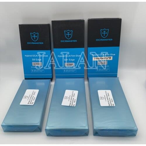 250um OCA Glue OCA Master For Samsung S10 S9 S8 plus Note 8 9 10 Plus Lcd Display Screen Glass In Frame Laminating Phone Repair