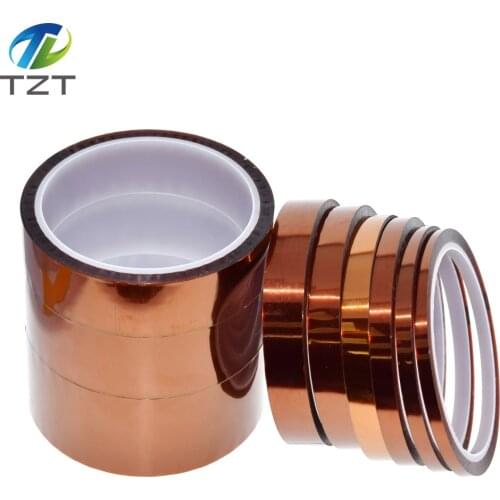 33meter x 5-40mm High Temperature Polyimide Tape Heat Resistant Insulation Polyimide Film Adhesive Tape 10mm