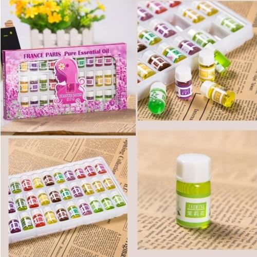 36pcs/lot 3ml 12 scents Essential Oil 100% Pure Fragrance Oils Pack for Aromatherapy, Spa, Massage,Bath Free Shipping