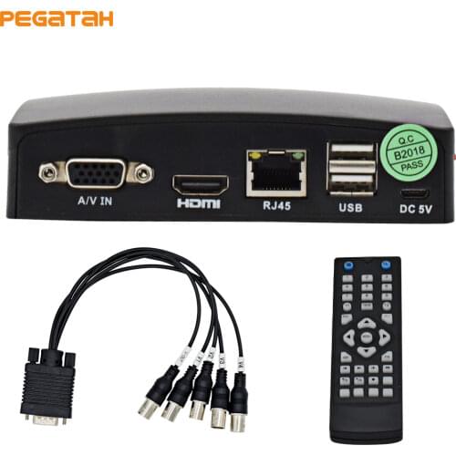 4ch HD Mini DVR With 4ch video in 1080H Real time CCTV Hybrid AHD/CVI/TVI/Analog in 1 DVR