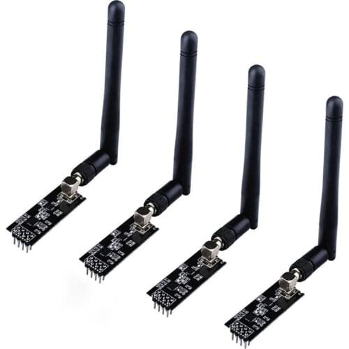 4pcs/lot New 2.4G NRF24L01+PA+LNA Wireless Module with Antenna 1000 Meters Long Distance For Arduino