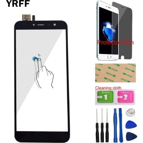 5.7'' Touch Screen For Cubot X18 Touch Screen Front Glass Digitizer Panel Sensor TouchScreen Tools Protector Film Adhesive