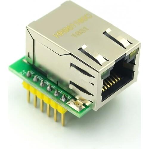 5PCS/LOT USR-ES1 W5500 Chip New SPI to LAN/ Ethernet Converter TCP/IP Mod