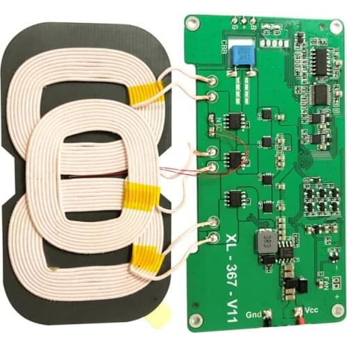 Car Dedicated Wireless Charger Module Three Coil 12V Car Central Control Cigarette Lighter Modified Fast Charging Road Board