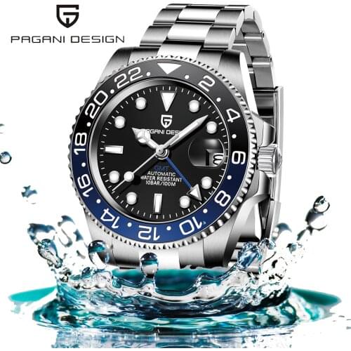 2021 PAGANI Design Automatic Mechanical Mens Watch Top Luxury Brand Watch Mens Fashion Stainless Steel Waterproof Wristwatches