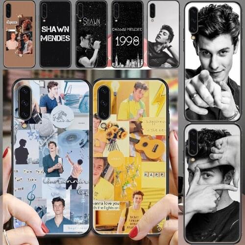 Shawn Mendes Phone case For Samsung Galaxy A 3 5 7 8 10 20 21 30 40 50 51 70 71 E S 2016 2018 4G black pretty cell cover