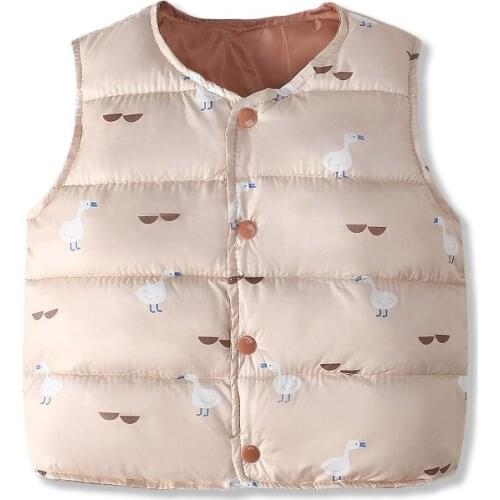 Kids Vest Winter Autumn Cotton Warm Sleeveless Jacket Children Vest for Girls Toddler Boy Coat Down and Parkas Waistcoat Coats