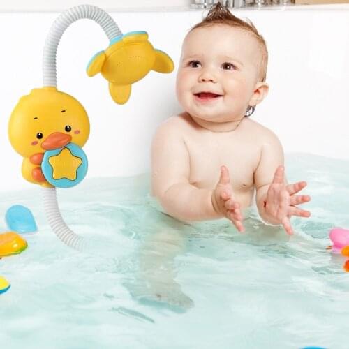 Bath Toys For Kids Electric Duck Animal Sucker BaBy Bath Toys Spray Water Toys For Kids Outside Pool Bathtub Toys Sprinkler