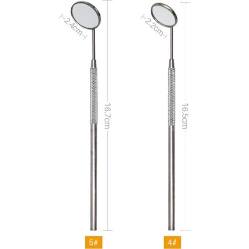 Stainless Steel Dental Mouth Mirror Instruments Oral Care Eyelash Extension as Teeth Whitening Clean Tools for Dental Clinic