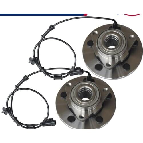 2 PCS Wheel Hub Bearing Set w/ ABS For 95-01 Ford Explorer 97-01 Mountaineer 4WD