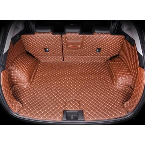 Leer Kofferbak Mat Voor Hyundai Tucson 2019 2020 Suv Cargo Liner Accessoires Interieur Boot