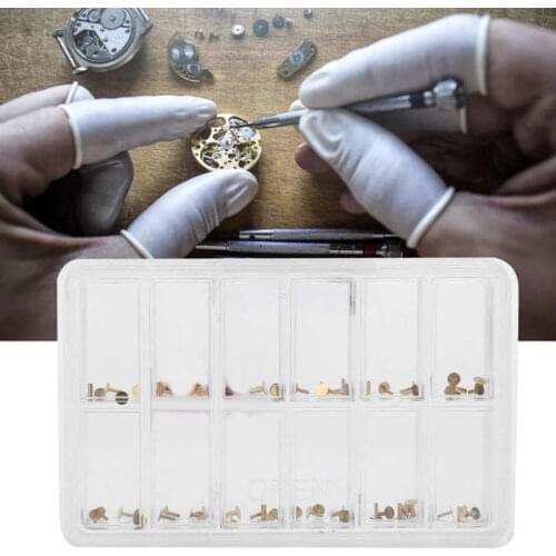 60pcs/box High Quality Copper Watch Dial Feet Assortment Spares Repair Parts for Wristwatch Watchmaker Watch Repairing Accessory