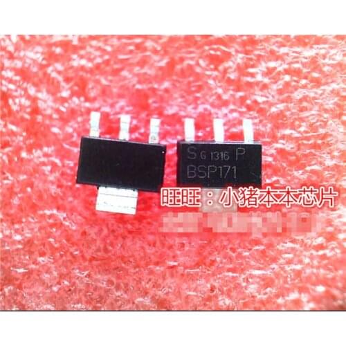 New 10pcs/lot BSP171P BSP171 SOT223 MOS FET P-channel 1.7A/60V smart car driver chip SMD Transistor