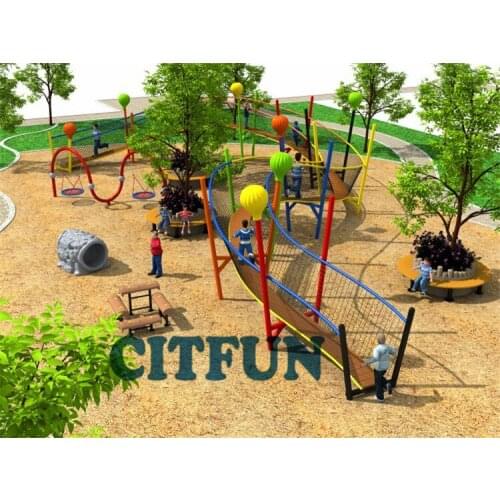 New design Outdoor Children Climbing Park Equipment, Exercise Fitness Equipment ,Outdoor Playground Web climber OP18-213A