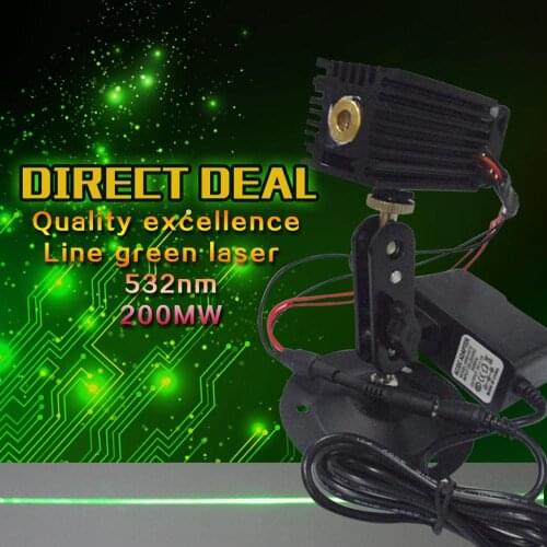 One word line green laser,laser tube locator indicator 200MW