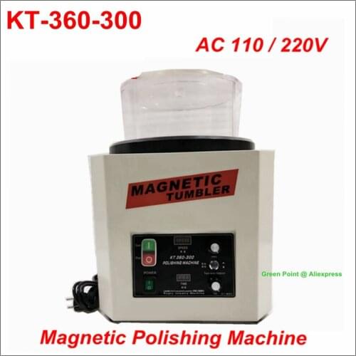 New Product 750W KT-360-300 Variable Frequency Speed Regulating Magnetic Polishing Machine KT360-300 Magnetic Tumbler