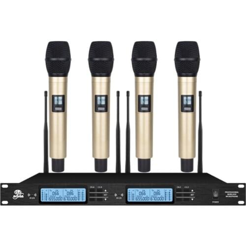 Professional UHF wireless microphone system handheld microphone for home KTV party karaoke stage performance wireless microphone