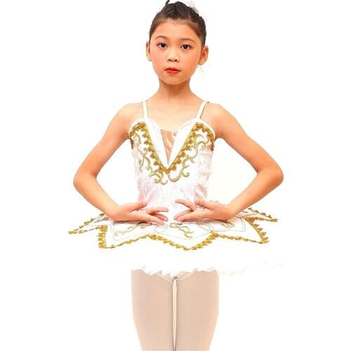 Professional Ballet Dress For Ballerina Ballet Tutu Skirts White Swan Lake Figure Skating Performance Dress