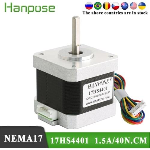 4-lead Nema17 Stepper Motor 42 motor NEMA 17 motor 42BYGH 1.7A (17HS4401) use for 3D printer and CNC