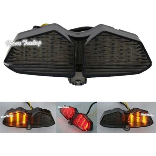 Waase For Yamaha YZF R6S XTZ 250X 2006 2007 2008 2009 Tail Light Brake Turn Signals Integrated LED Light