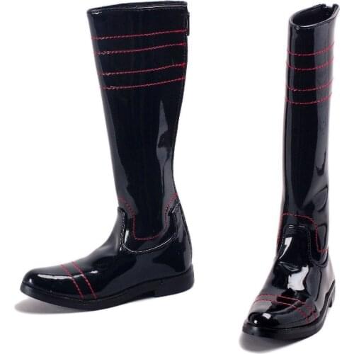 [wamami] 21# Black 1/3 SD17 DZ BJD Dollfie Leather Boots/Shoes