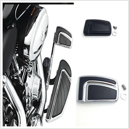 Aftermarket free shipping motorcycle parts Large Airflow Brake Pedal Pad For Harley-Davidson 12-later FLD 86-later FL Softail BK