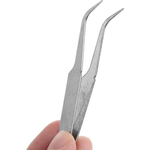 1 Pc Precision Repair Mounting Tool Electronic Stainless Steel Tweezer