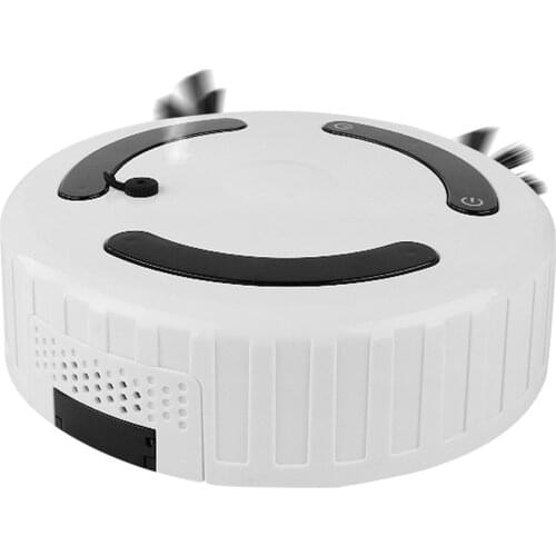 2-In-1 Robotic Vacuum Cleaner Automatic Sweep Mop Cleaner with Humidification&Spray Function, 1800Pa Tangle-free Suction, Slim