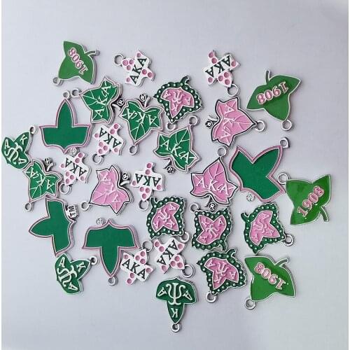 20Pcs Multifarious Letter Mple Leaf Charms Women DIY Jewelry Accessories