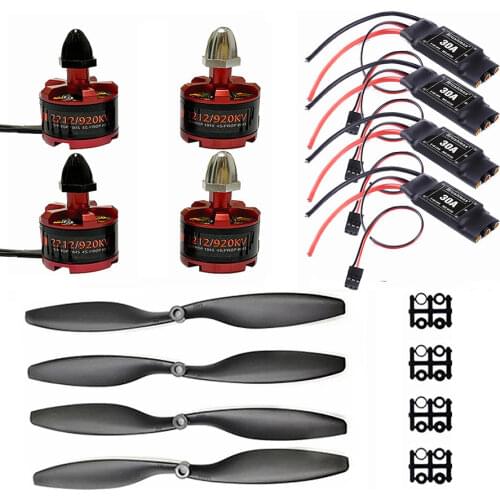 Hot 30A Brushless ESC with 3.5mm Connector 2212 920KV CW CCW Brushless Motor 1045 Propeller for F450 F550 F550 Multicopter