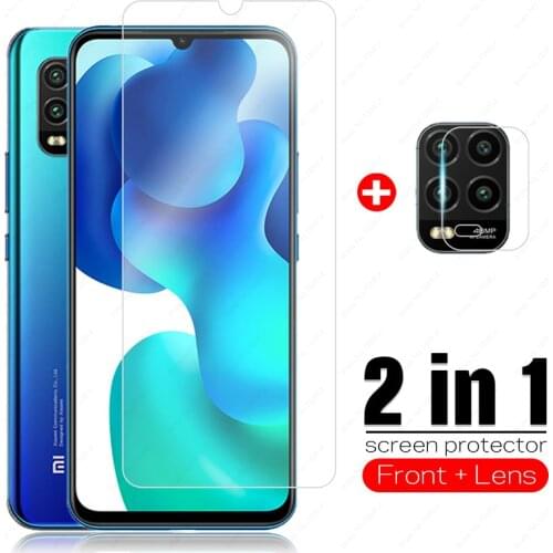 For Xiaomi Mi 10 Lite 5G Tempered Glass Explosion-proof Protective glass for xiaomi 10 lite light screen protector lens film