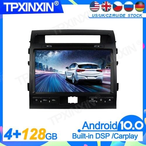 Android10 ForTOYOTA LAND CRUISER LC200 2008-15 Head Unit Car Multimedia Player Auto Radio Tape Recorder GPS Navigation DSP IPS