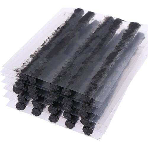 Car Motorcycle Tyre Tubeless Seal Strip Plug Tire Puncture Repair Tool 100*6mm