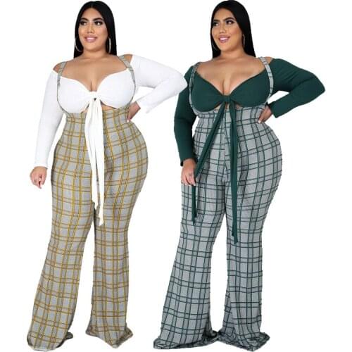 FNOCE Cross-border Foreign Trade Autumn And Winter Hot Style Ladies Sexy Suspenders Plus Clothes Fashion Casual Street Suit