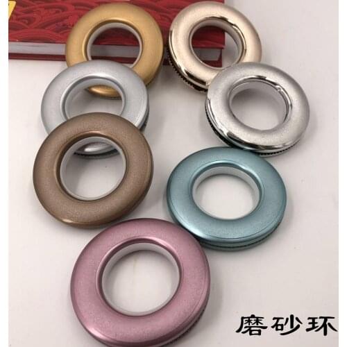 80PCS/ LOT Home Decoration Curtain Accessories Plastic Rings Eyelets for Curtains pole