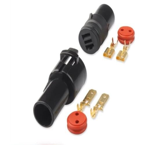 6180-2541,6189-027 500SETS DJ7021F-6.3-11/21 6.3mm 2Pin AMP Car Electrical Wire Connectors for Audi ,BMW,NISSAN AND other models