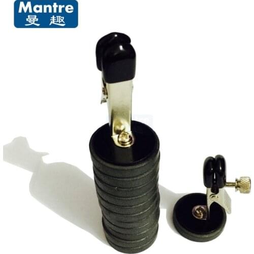 Metal Magnet Heavy Nipple Clamps Adjustable Weight Breast Clips Breast Boob Clamp Slave Bondage S M Sex Toys Games Europe Style