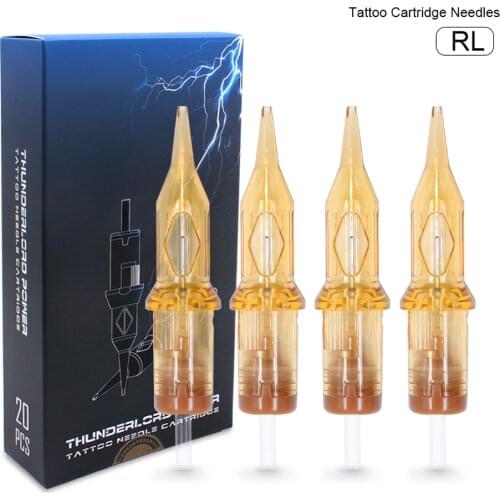 Newest 0.35mm Revolution Tattoo Needles Cartridge Shading Round Liner 0.35mm High Qualiy Disposable PMU Cartridges 1/3/5/7RL RM