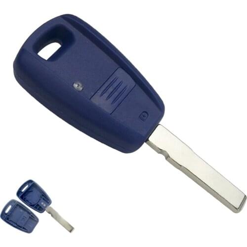 OkeyTech Replacement Housing Case Car Remote Key Cover Blank Shell for Fiat Punto Doblo Bravo Ducato Transponder Uncut Blade Key