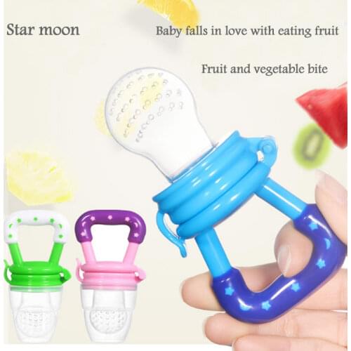 Silicone baby pacifier baby pacifier child child fruit food feeder nipple bottle baby food supplement