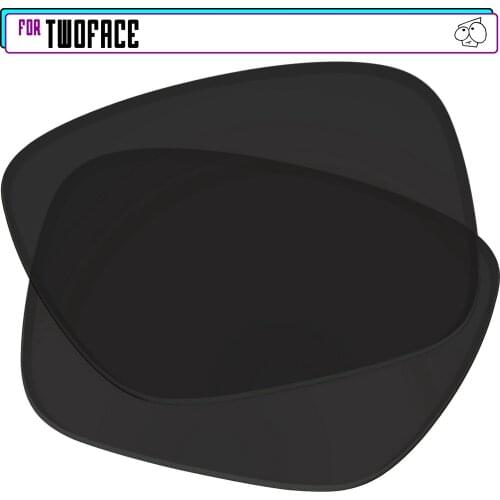 EZReplace Polarized Replacement Lenses for - Oakley TwoFace Sunglasses - Black