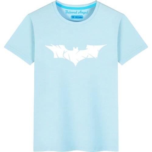 Luminous Children T-shirt for Boy T Shirts Girls Tops Cotton Kids Tshirts Children Summer Short Sleeve Tops Tee 3 15 Years