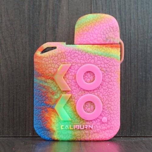 Texture cover for Uwell Caliburn KOKO 2 silicone case rubber sleeve anti-slip shield wrap skin 50pcs