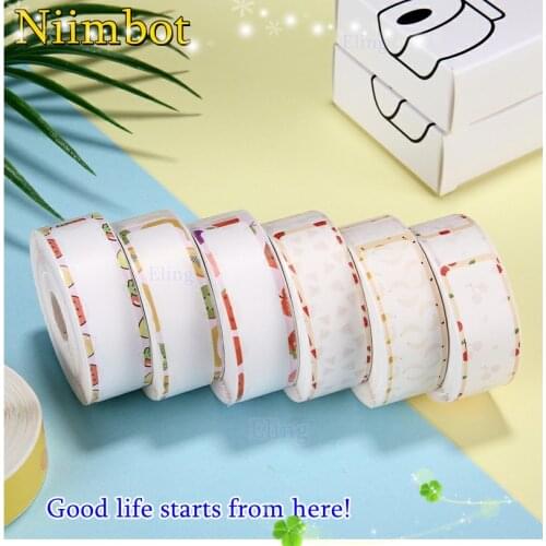 D11 Thermal Label Paper Niimbot D61 Mini Label printer paper Supermarket Waterproof Anti-Oil Price Label Pure Color Label Stick