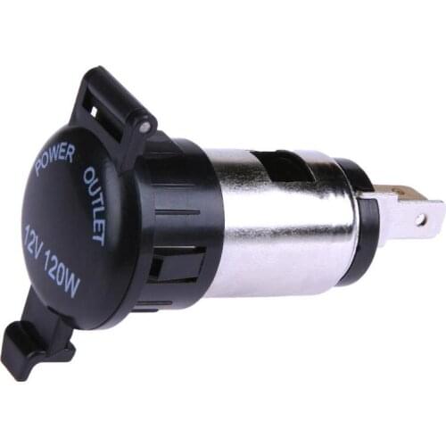 12V Waterproof Car Auto Motorcycle Cigarette Lighter Power Plug Socket