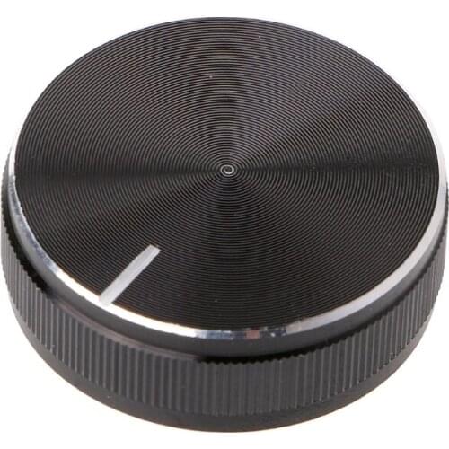 Aluminum Alloy Rotary Control Potentiometer Knob 30x10mm 6mm Shaft Hole