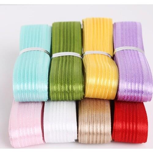 High Quality 18mm Width Broadside Organza Ribbons For DIY Wedding Party Decoration Crafts Gift Packing Belt (5 yards/lot)