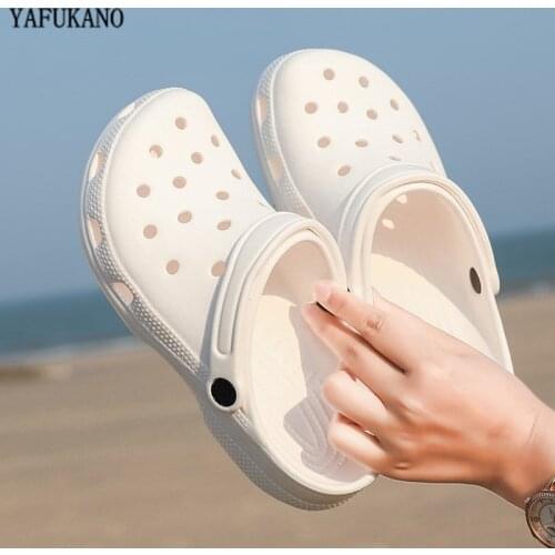 Women Sandals Hole Shoes Men Beach Shoes Light Sandals Home Slippers Outdoor Summer Wading Sneaker Leisure Shoes Big Size