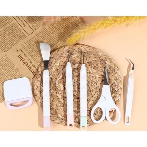 1 Set DIY Craft Vinyl Weeding Tools Cardstock Crafting Basic Tools Kit For Cricut Maker Silhouette/Oracal 631 651 751 Vinyl