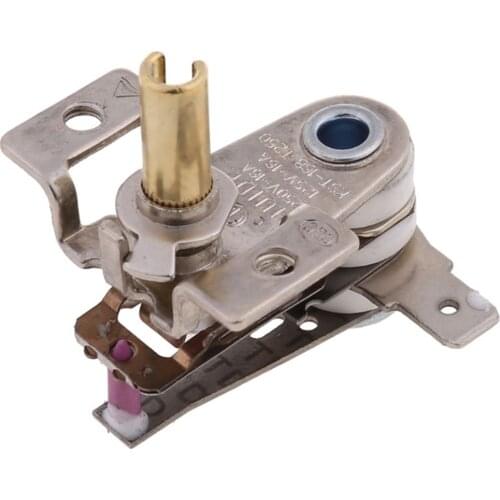 1PCS AC 250V 16A KDT-200 Adjustable 90 Celsius Temperature Switch Bimetallic Heating Thermostat